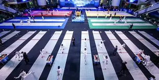  击剑赛场再起风云：钱塘风暴队险胜川蜀烈马队，赛场气氛火爆锋线火力回暖
